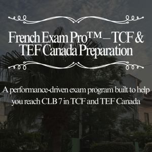 French Exam Pro™ – TCF & TEF Canada Preparation